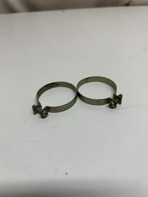 2002 02 Honda Xr200r xr 200 r OEM Upper Fork Boot Clamps Mounts