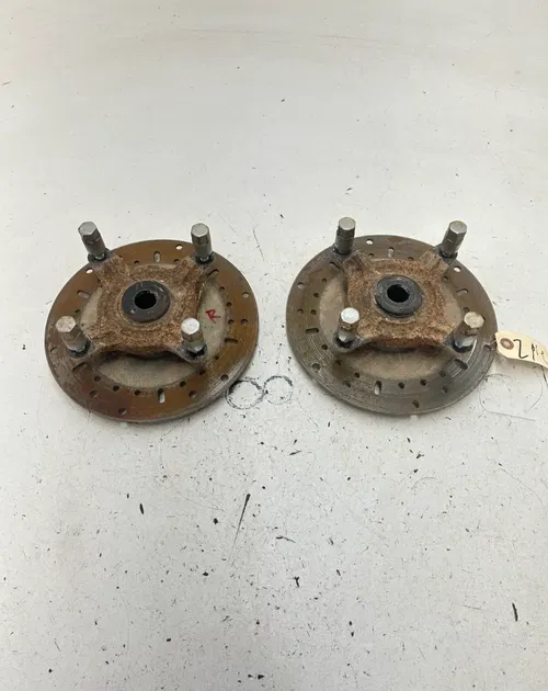 02 2002 Polaris Ranger 500 4x4 OEM GOOD Rear Back Right Left Hub Hubs Disc Brake
