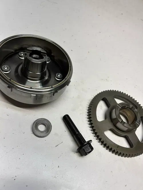 2007 07 Honda Rancher 420 TRX420FE 4x4 OEM GOOD! Flywheel Fly Wheel Gear Clutch