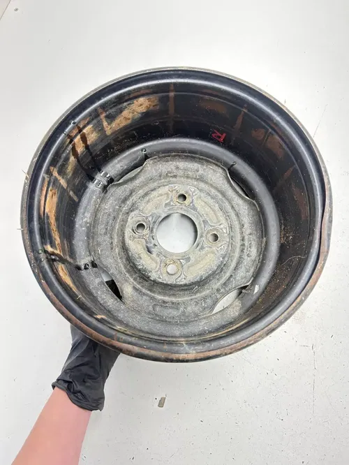 2008 08 Yamaha Grizzly 700 4x4 YFM700 OEM Rear Back Wheel Rim 12X7.5  Free Ship