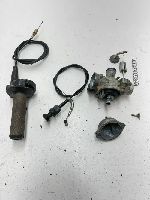 08 2008 Kawasaki KLX140 Klx 140 OEM Carb Carburetor Bowl Slide Jet CR Flat Grips