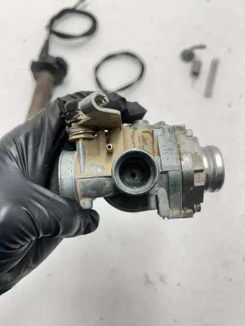 08 2008 Kawasaki KLX140 Klx 140 OEM Carb Carburetor Bowl Slide Jet CR Flat Grips