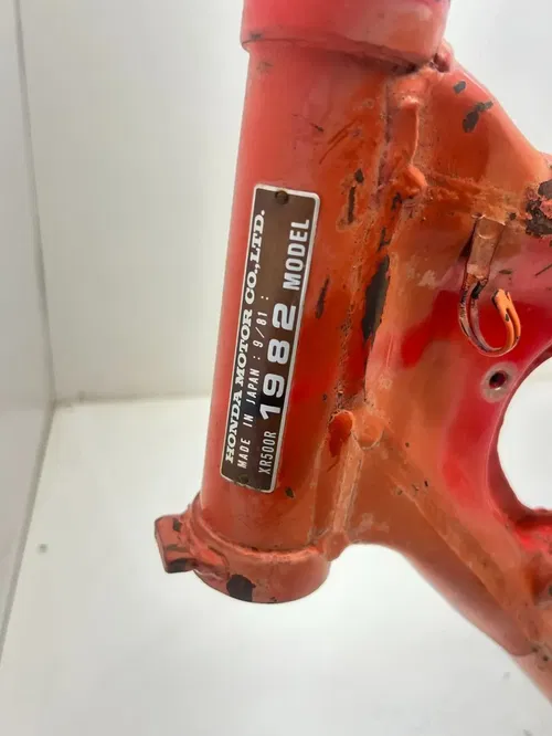 82 1982 Honda XR500R Xr 500 r OEM Main Frame Body Assembly Chassis BOS! READ DES