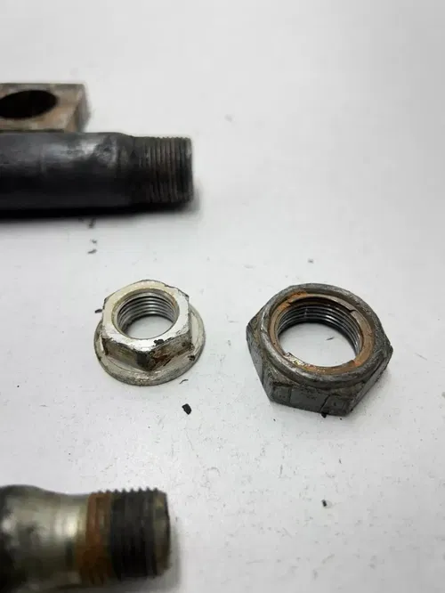 2002 02 Honda CRF450R Crf 450 r OEM Front Rear Axle Shaft Spacer Block Nut Bolt