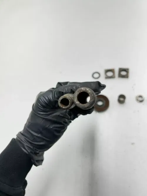 2002 02 Honda CRF450R Crf 450 r OEM Front Rear Axle Shaft Spacer Block Nut Bolt