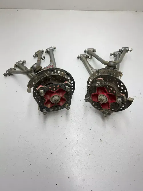 98 1998 Honda TRX300EX Trx 300 ex OEM GOOD! Front A Arms Spindle Hub Control