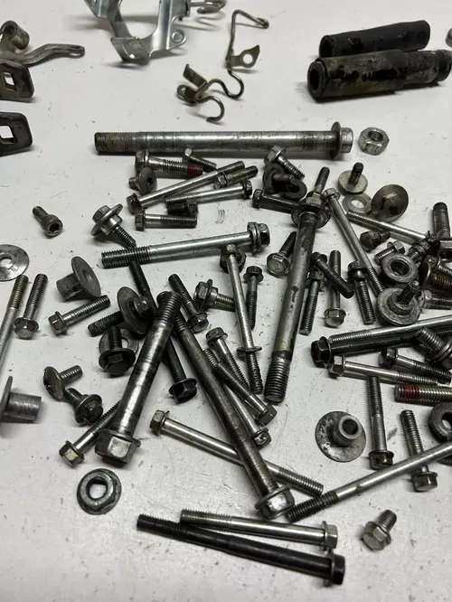 2016 16 HONDA CRF150R CRF150RB crf 150 rb LOT Bolts But Hardware Mount Peg Cap