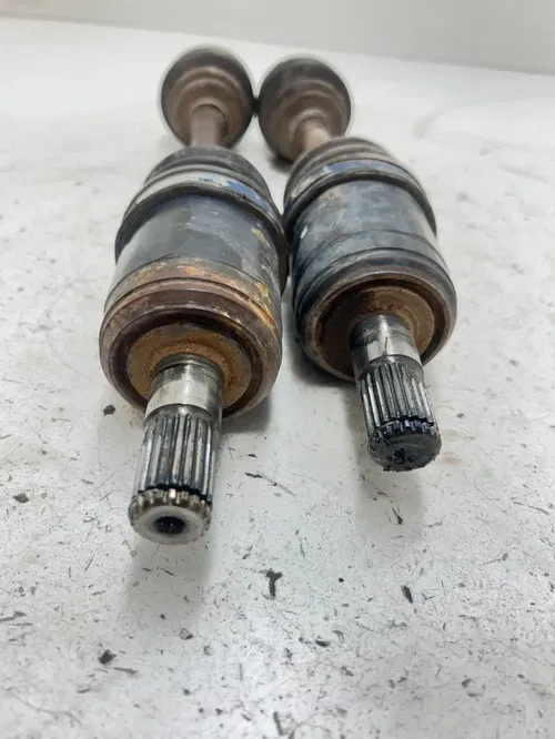 03 2003 Honda Foreman 450 TRX450FM OEM Set Front Axle Shaft L R CV Drive Nut