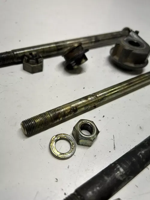 1991 91 Yamaha RT180 RT 180 rt OEM LOT Front Rear Back Axle Shaft Spacer Swing