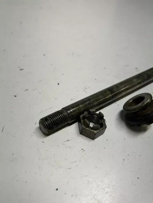 1991 91 Yamaha RT180 RT 180 rt OEM LOT Front Rear Back Axle Shaft Spacer Swing