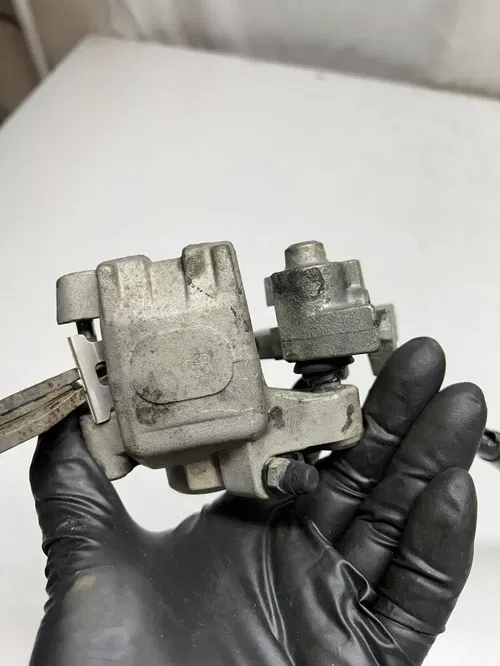 1999 99 Kawasaki KX125 Kx 125 OEM PARTS! Rear Back Brake Caliper Master Mount