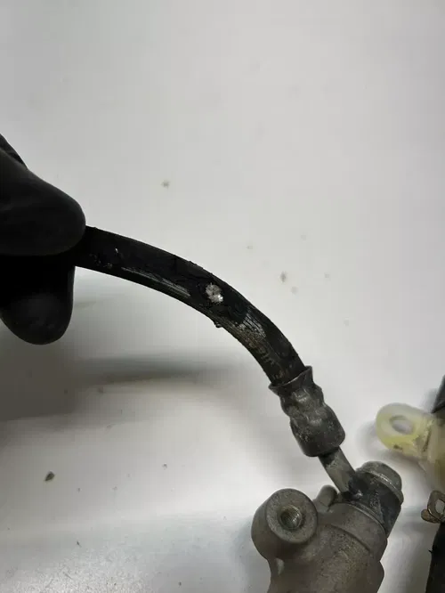 1999 99 Kawasaki KX125 Kx 125 OEM PARTS! Rear Back Brake Caliper Master Mount