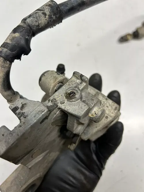 1999 99 Kawasaki KX125 Kx 125 OEM PARTS! Rear Back Brake Caliper Master Mount