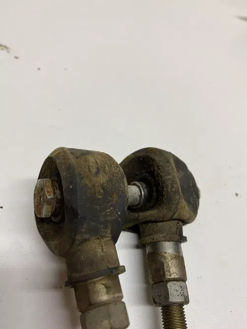1994 94 Polaris Trail Boss 400 4x4 Steering Shaft Tie Rods Guide Mount Free Ship