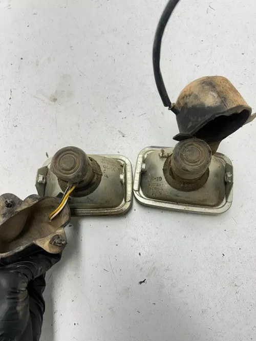04 2004 Suzuki Eiger 400 LTF 4x4 OEM LOT Headlight Head Lights Pod Mount L R