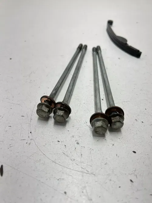 01 2001 Yamaha TTR125 Ttr 125 OEM  Cam Chain Guide Head Stud Bolts Tensioner