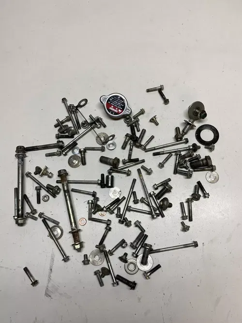 08 2008 HONDA CRF 450 R COMPLETE BOLT HARDWARE LOT NUT CAP FREE US SHIP