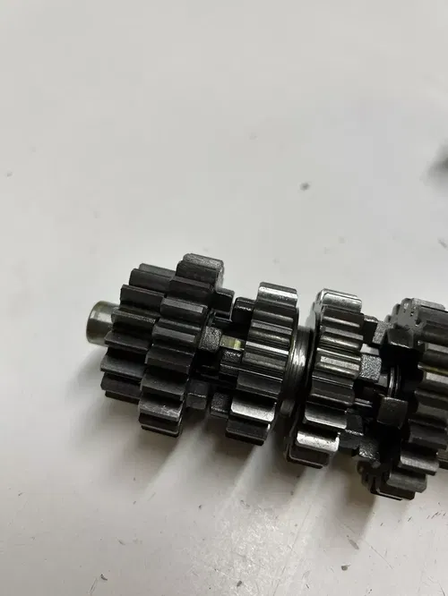 2002 02 kx100 KX 100 D trans transmission gear shaft fork kickstart gear assembl