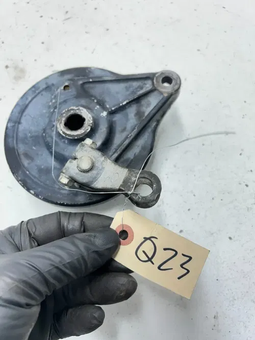 79 1979 Honda XL185S Xl 185 s OEM GOOD! Rear Back Brake Drum Plate Lever Arm