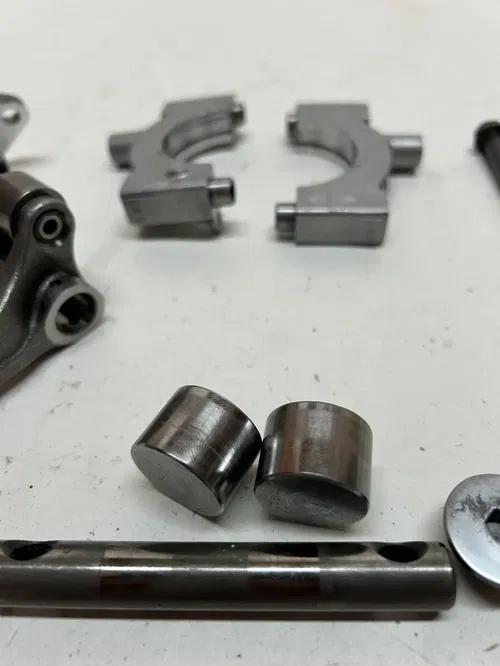 2004 04 HONDA CRF250R crf 250 r LOT cam caps cap cup rocker pin shaft clip #2