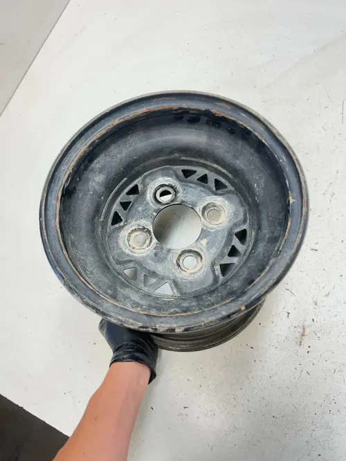 06 2006 Polaris Trail Boss 330 2x4 OEM STRAIGHT Rear Back Wheel Rim 10 X 8.5