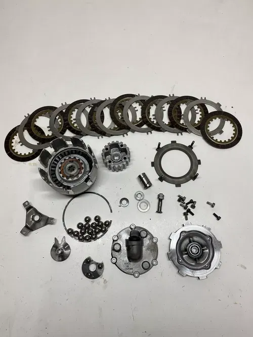 1983 83 Yamaha Tri-Moto 125 YT125 K OEM COMPLETE clutch Basket Assembly Plate