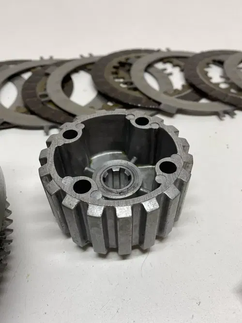 1983 83 Yamaha Tri-Moto 125 YT125 K OEM COMPLETE clutch Basket Assembly Plate