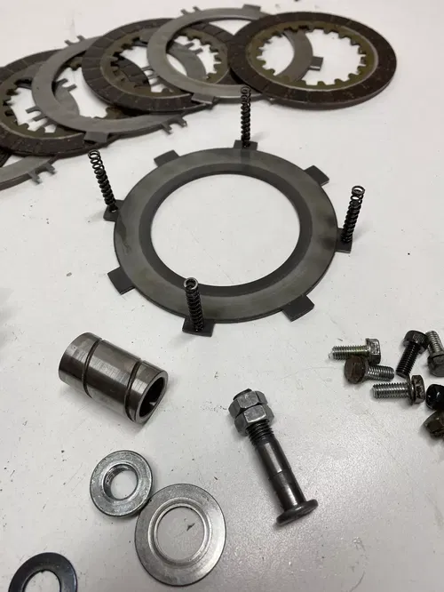 1983 83 Yamaha Tri-Moto 125 YT125 K OEM COMPLETE clutch Basket Assembly Plate