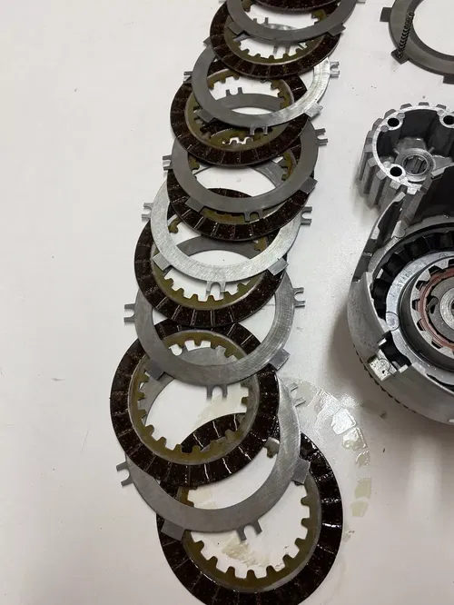 1983 83 Yamaha Tri-Moto 125 YT125 K OEM COMPLETE clutch Basket Assembly Plate