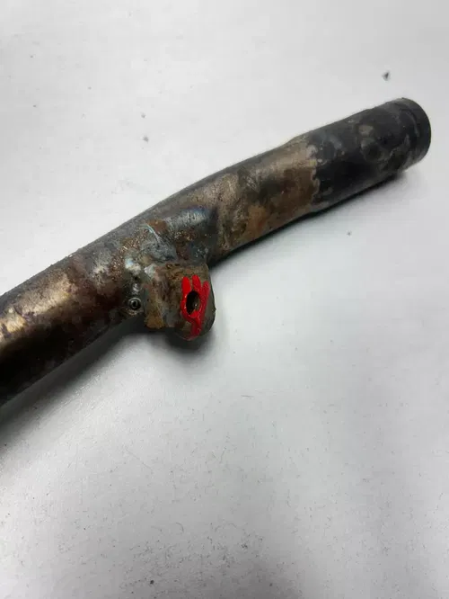 1994 94 Honda CR80R Cr 80 r OEM Exhaust Pipe Header Expansion Chamber Guard READ