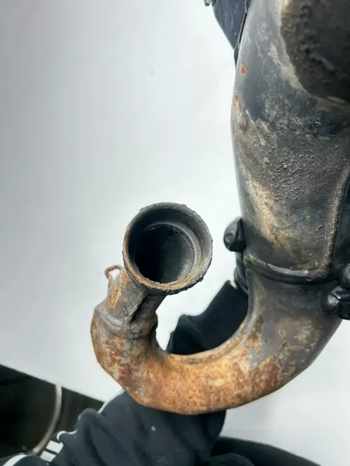 1994 94 Honda CR80R Cr 80 r OEM Exhaust Pipe Header Expansion Chamber Guard READ