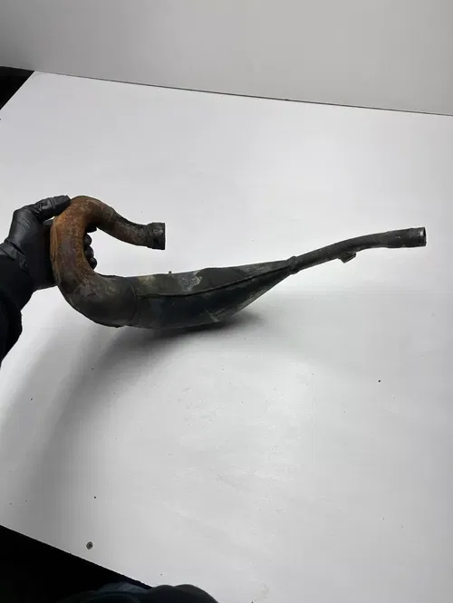 1994 94 Honda CR80R Cr 80 r OEM Exhaust Pipe Header Expansion Chamber Guard READ