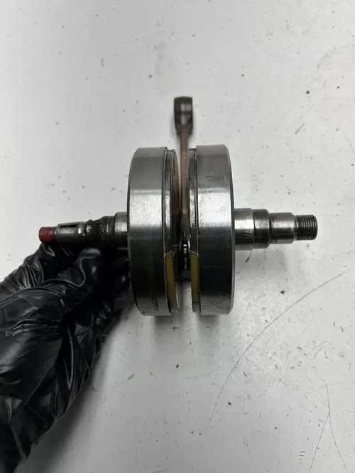 91 1991 KTM 300 SX MXC DXC OEM Crankshaft Crank Shaft Rod GOOD BEARING! READ DES