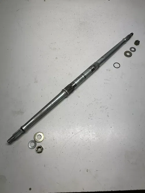 2005 05 Polaris Predator 500 OEM LOT NICE! STRAIGHT! Rear Back Axle Shaft Nuts