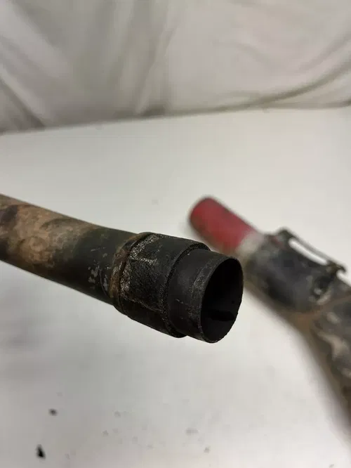 1984 84 Honda XL350R xl350r Xl 350 Exhaust Pipe Header Muffler Silencer SOLID!!