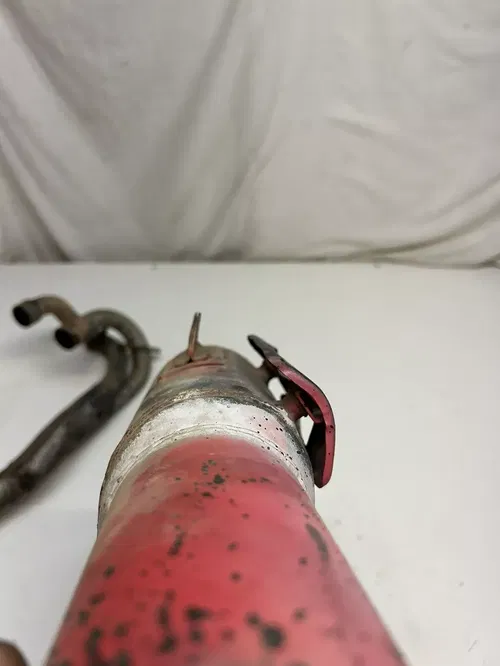 1984 84 Honda XL350R xl350r Xl 350 Exhaust Pipe Header Muffler Silencer SOLID!!