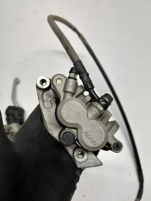 2002 02 Honda CRF450R Crf 450 r OEM GOOD! Front Brake Caliper Master Cyl Line