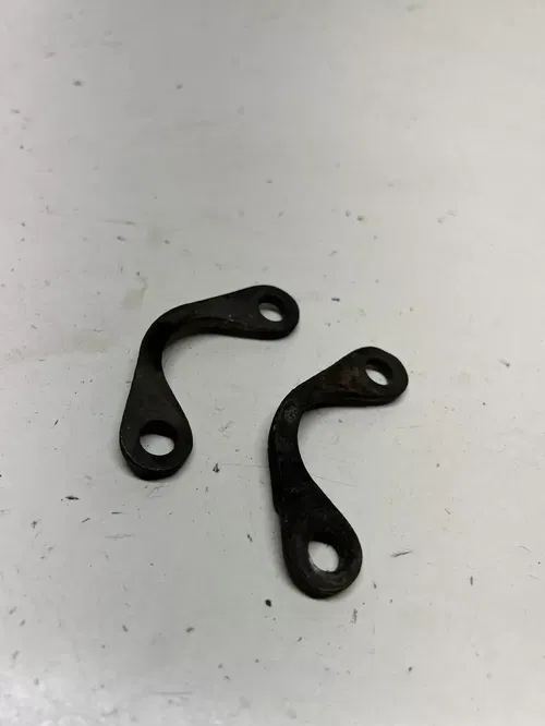1983 83 Honda XR500R Xr 500 R xr OEM LOT Exhaust Header Mount Clamp Cap