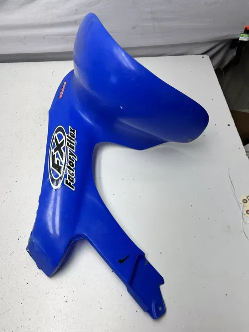 1991 91 Honda trx250x Fourtrax 250x OEM NICE! Front Fender Plastics L R Blue