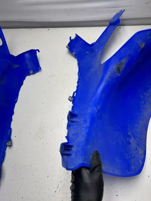 1991 91 Honda trx250x Fourtrax 250x OEM NICE! Front Fender Plastics L R Blue