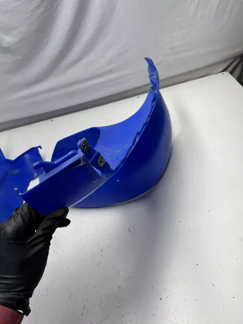 1991 91 Honda trx250x Fourtrax 250x OEM NICE! Front Fender Plastics L R Blue