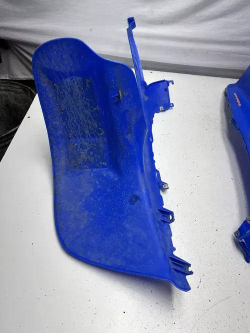 1991 91 Honda trx250x Fourtrax 250x OEM NICE! Front Fender Plastics L R Blue