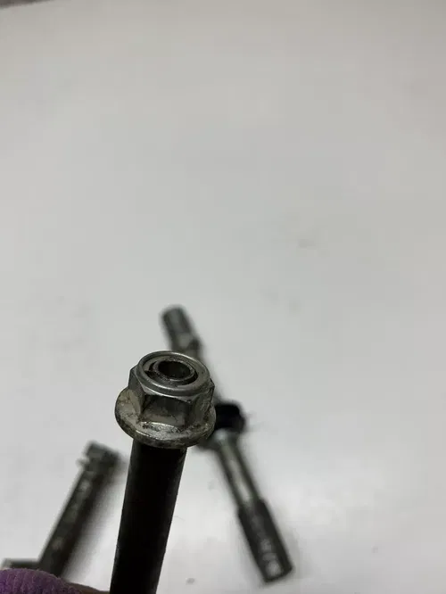 1997 97 kawasaki kx125 KX 125 -K LOT front rear back axle shaft bolt pivot space