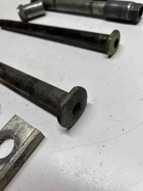 1997 97 kawasaki kx125 KX 125 -K LOT front rear back axle shaft bolt pivot space
