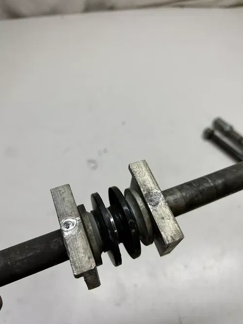 1997 97 kawasaki kx125 KX 125 -K LOT front rear back axle shaft bolt pivot space