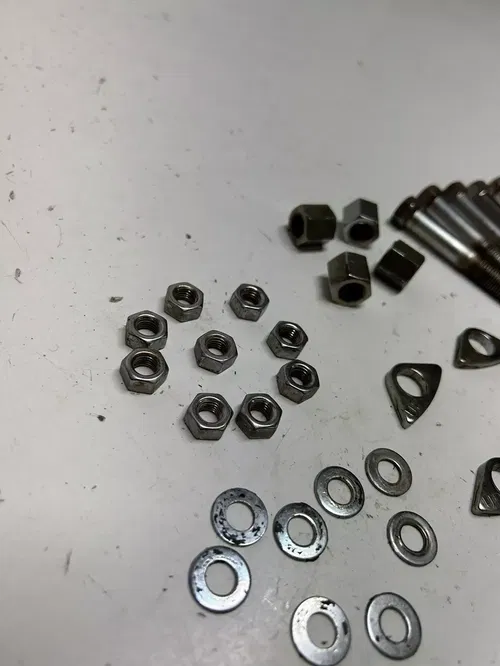 1982 82 HARLEY SHOVELHEAD LOWRIDER STURGIS FXB OEM Front Cylinder Head Bolt Nut