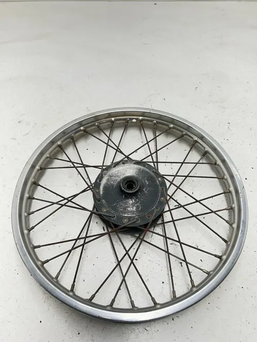 78 1978 Yamaha YZ80E Yz 80 E OEM Front Wheel Rim Hub 16X1.4 SLIGHT WOBBLE