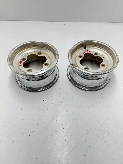 05 2005 Honda TRX450R Trx 450 r OEM Front Wheel Rim Pair L R 10X5.5 Free Ship