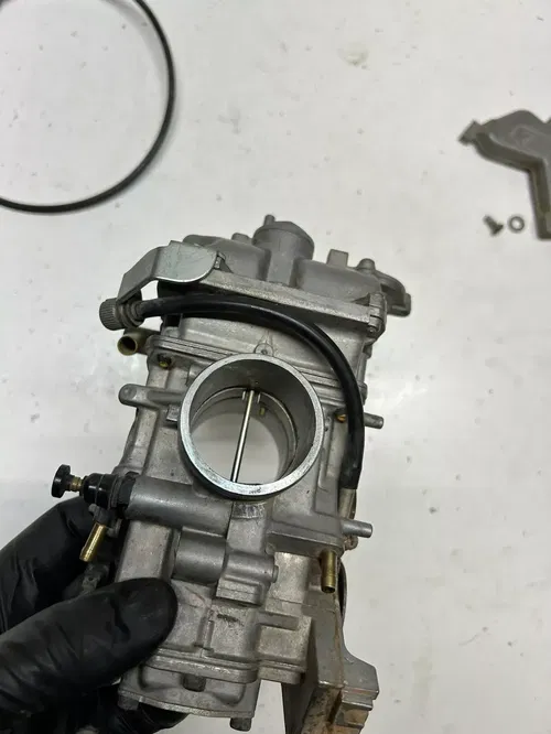 2006 06 Kawasaki Kx450f KX 450 F OEM Carb Carburetor Bowl Slide Jet CR Flat