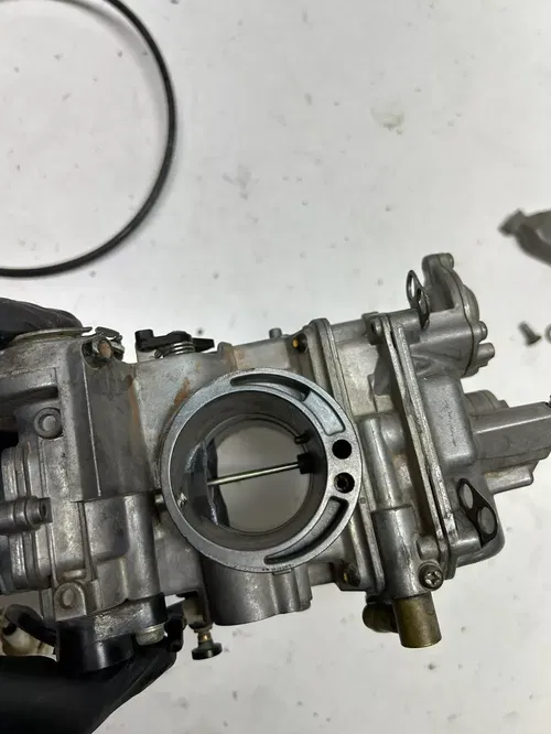 2006 06 Kawasaki Kx450f KX 450 F OEM Carb Carburetor Bowl Slide Jet CR Flat